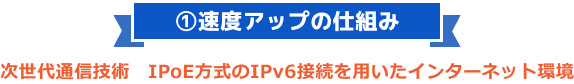速度アップの仕組み