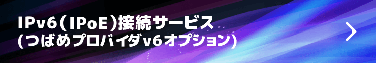 IPv6(IPoE)接続サービス(つばめプロバイダv6オプション)